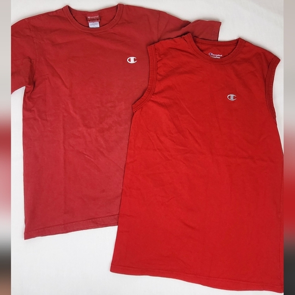 Champion Other - Champion Red Tee Shirt Lot Reverse Weave For Short Sleeve